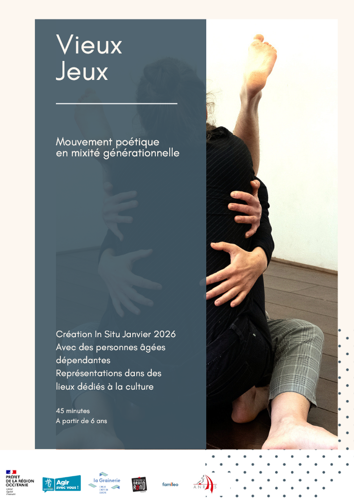 Dossier artistique de la compagnie ni une ni deux pour le spectacle vieux jeux.